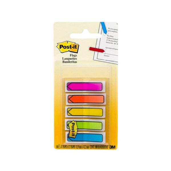 Post-It Flags P684-ARR2 Arrow Bright Pack 5 Box 6