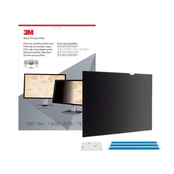 3M Black Privacy Filter for 20.1 in Monitor PF201W1B - 16:10 Widescreen