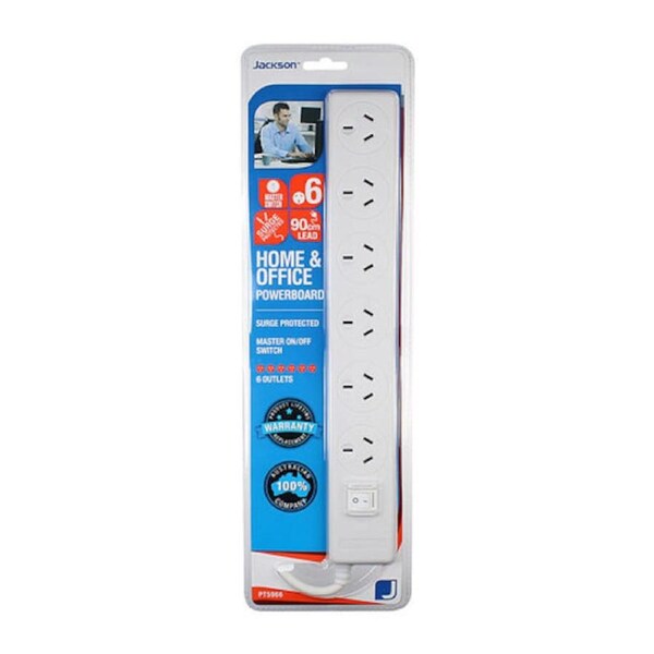 Jackson 6 Way Powerboard 90cm
