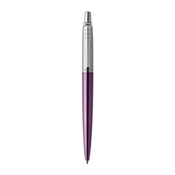 Parker Jotter Vic Violet Chrome Trim Ballpoint Pen