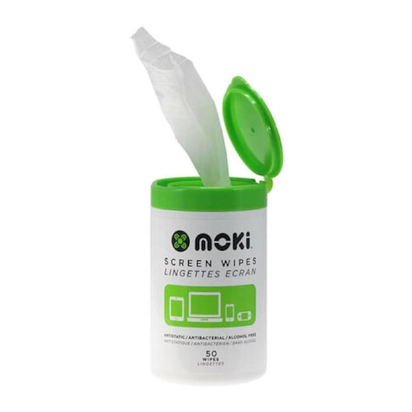 Moki Screen Wipes 50 Pack