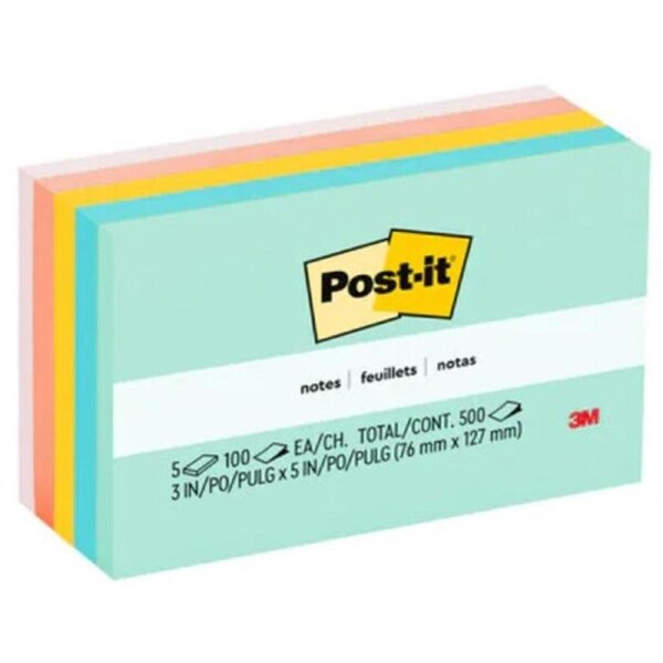 Post-It Notes 655-AST Pk5