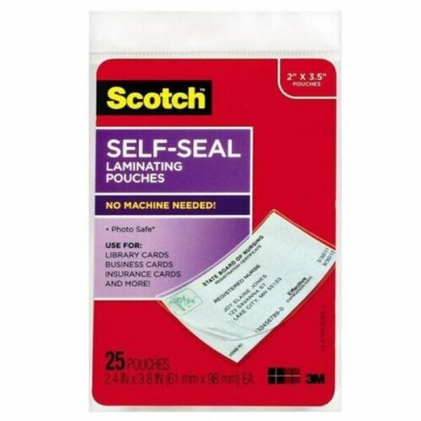 Scotch Self-Laminate Pch Pk25 Bx12