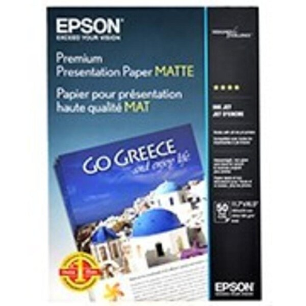 Epson S041261 Matte H/W Paper 50 Sheets (C13S041261)