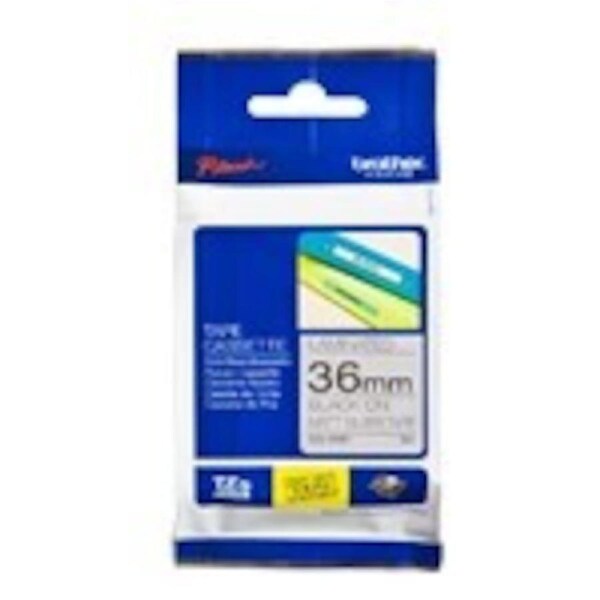 Brother TZe-M961 Black on Matt Silver Laminated Tape - 36mm x 8M