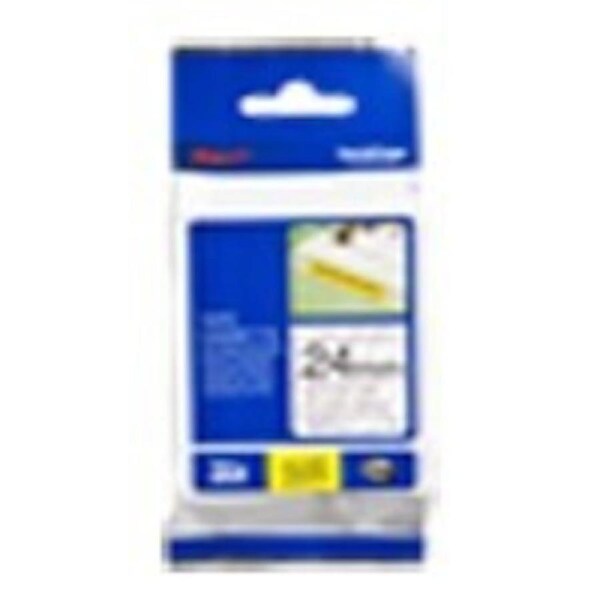 Brother TZe-S151 Black on Clear - Strong Adhesive Laminated Tape - 24mm x 8M