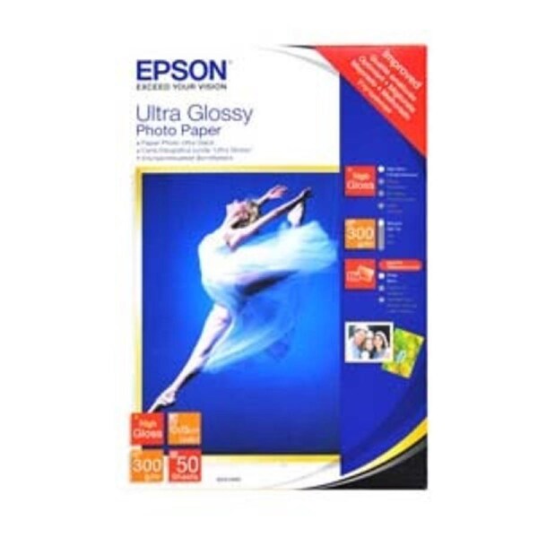 Epson 4" x 6" Ultra Glossy Photo Paper - 50 Sheets (300gsm)