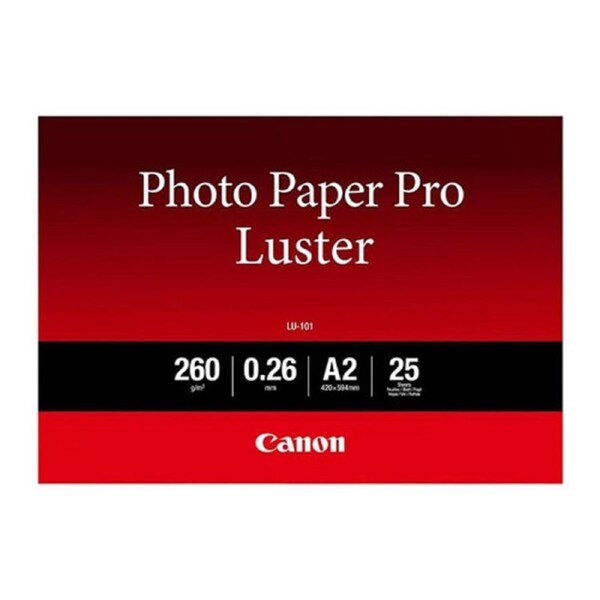 Canon LU101A2 Luster Photo Paper A2 - 25 Sheets