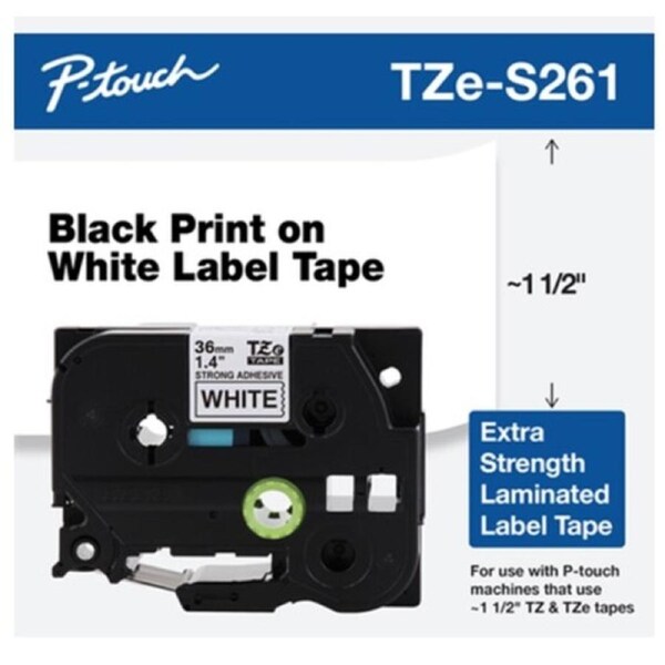 Brother TZe-S261 Labelling Tape - 36mm x 8m