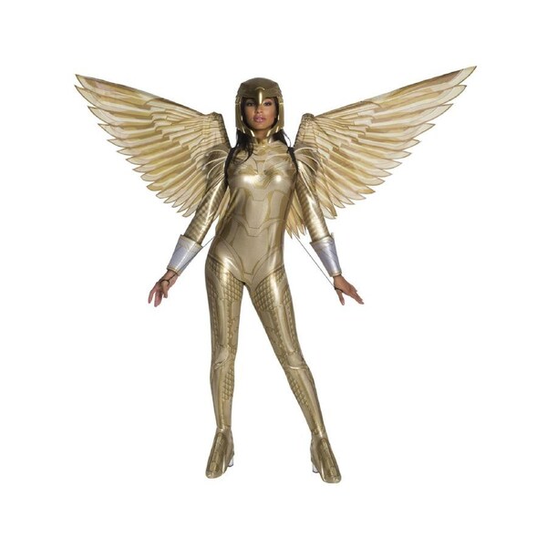 DC Comics Wonder Woman 1984 Golden Armour Wings Adult Halloween Party Costume