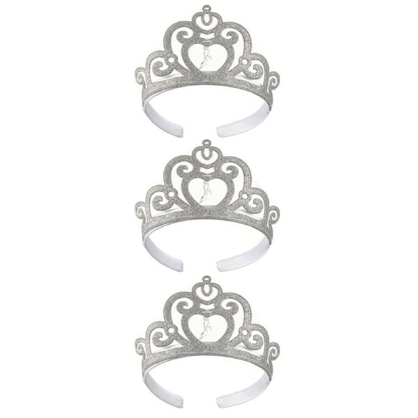3PK Disney Princess Cinderella Tiara/Crown Halloween Costume Party Accessory