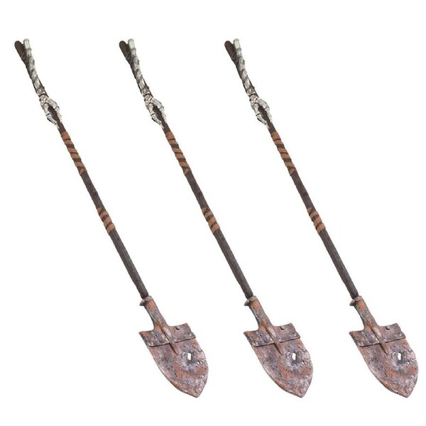 3PK Executioner Grave Digger Weapon Halloween Costume Accessory Death Shovel