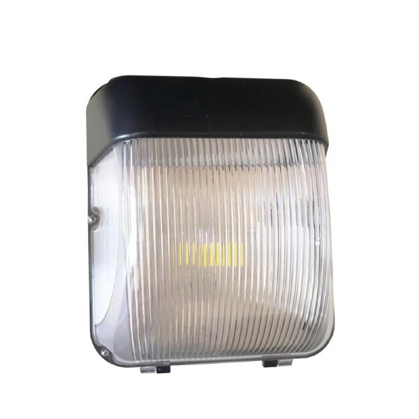 Bulkhead Wall Light Lamp 20W Rectangular Black 5000K IP65 Eyelid Com 1900LM