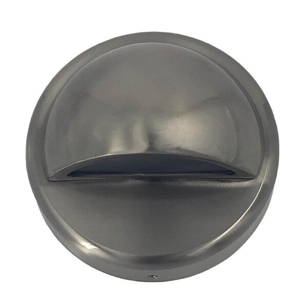 Step Wall Light Surface Mounted 12V 3W Round Stainless Steel 316 3000K IP44 Eyelid OD98mm 240LM