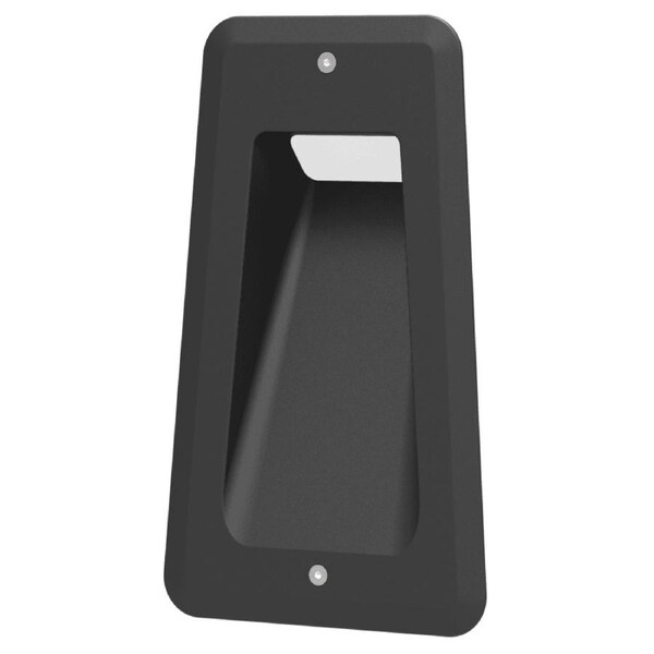 Step Wall Light Recessed 7W Trapezium Matte White 3000K IP54 Anti-Glare W106mm 190LM