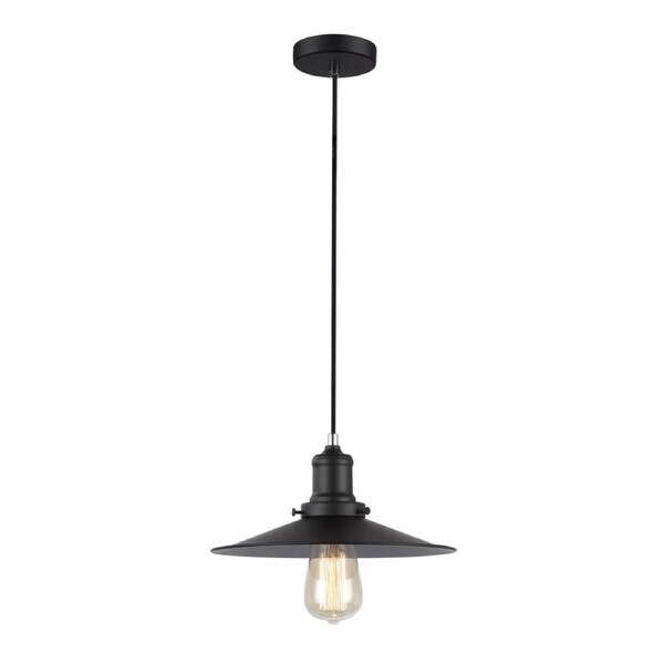 PIATTO Pendant Lamp Light Interior ES Black Small Coolie Hat OD260mm