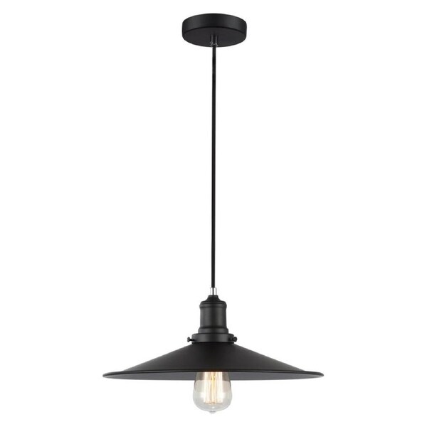 PIATTO Pendant Lamp Light Interior ES Black Large Coolie Hat OD360mm