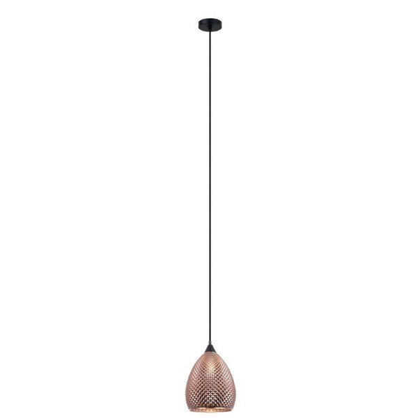 RICTUS Pendant Lamp Light Interior ES Copper (Glass) Ellipse with Segments OD225mm
