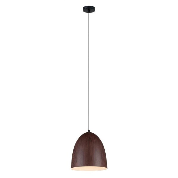 LIGNA Pendant Lamp Light Interior ES Black Walnut Oblong OD250mm