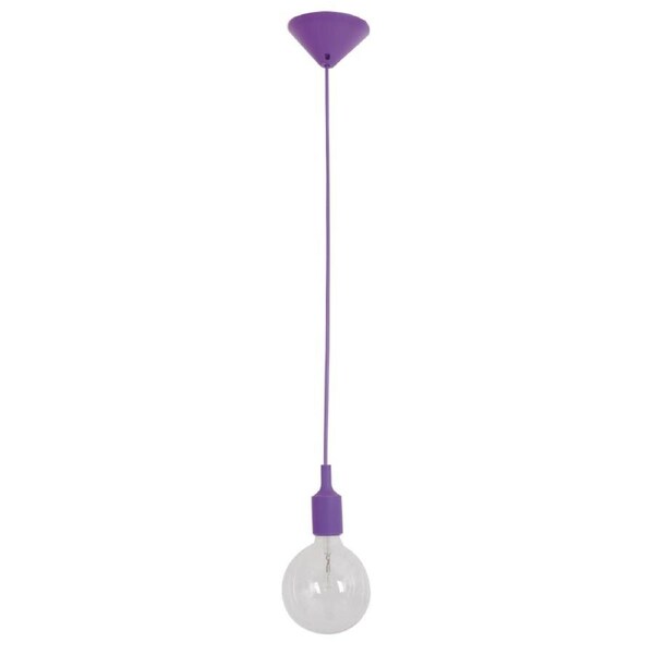PEN Pendant Lamp Light Interior ES Purple Silicon Suspension OD45mm