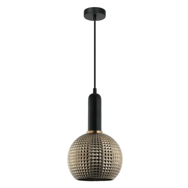 PELOTA Pendant Lamp Light Interior ES OD200mm H320mm Wine Glass Chrome Segmented Glass