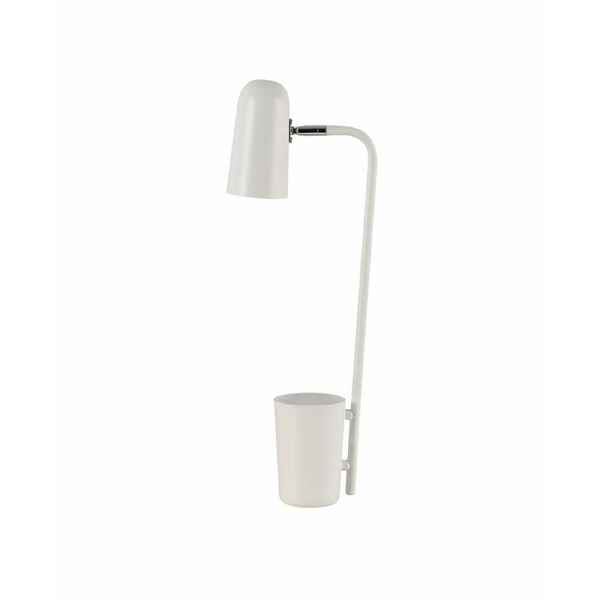 PASTEL Table Lamp SES Matte White Ellipse OD160mm Adjustable with Storage