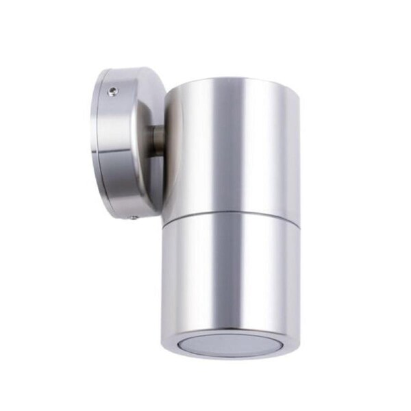 Pillar Light Fixed 12V MR16 Stainless Steel 316 IP65 Round Back Plate