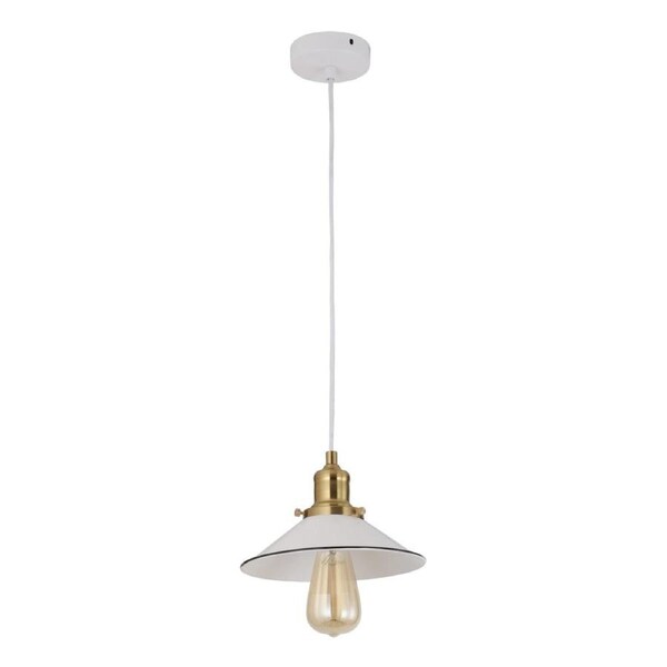 CEREMA Pendant Lamp Light Interior ES 40W White Small Coolie OD220mm x L140mm