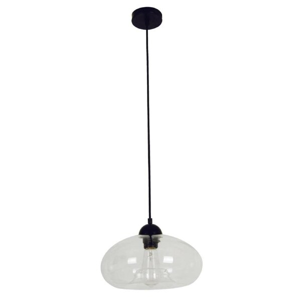 MASON Pendant Lamp Light Interior ES Clear Glass Oval OD275mm