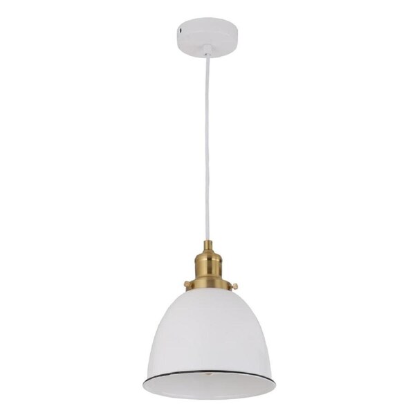 CEREMA Pendant Lamp Light Interior ES 40W White Ellipse OD205mm x L235mm