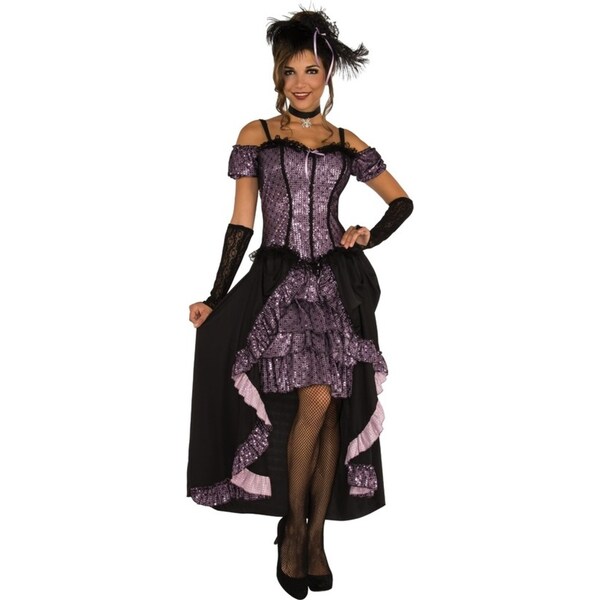 Rubies Dance Hall Saloon Mistress Barmaid Women Dress Up Costume Size Standard