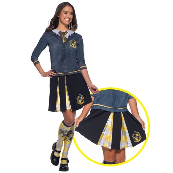 Harry Potter Hufflepuff Book Week One Size Women's Dress Up Costume Skirt