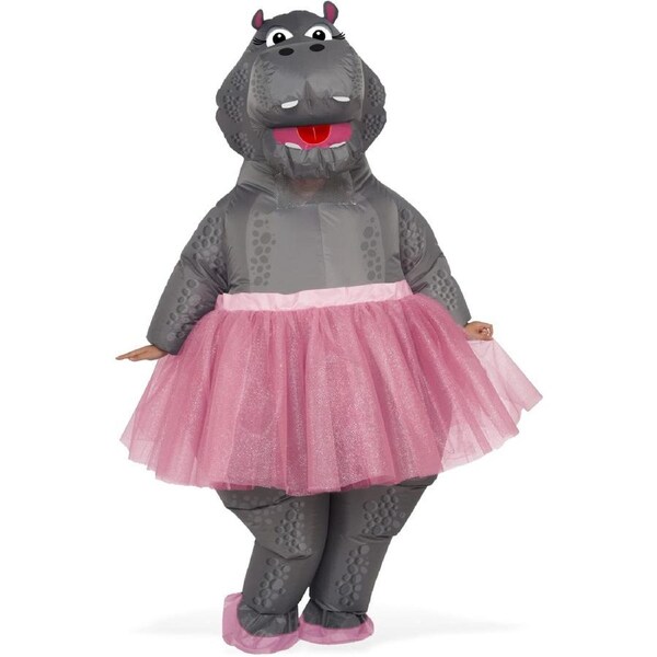 Rubies Hippo Inflatable Adults Hippopotamus Unisex Dress Up Costume Size STD