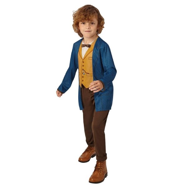 Harry Potter Newt Scamander Character Party Dress Up Costume Size 6 - 8yrs Kids