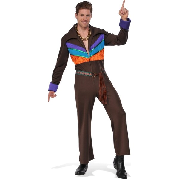 Rubies 70's/Seventies Retro Guy Hippie Fancy Dress Up Men's Costume Size STD
