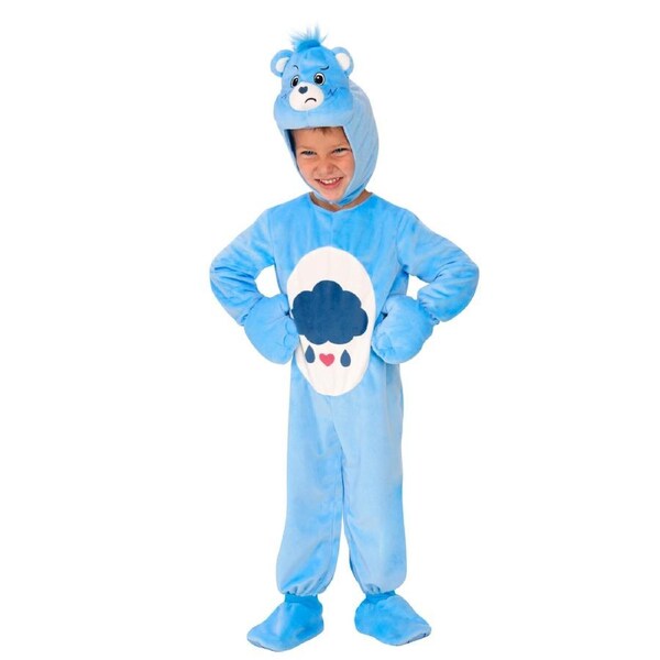 Carebears Plush Grumpy Bear Animal Dress Up Costume - Size Unisex Toddler/Baby