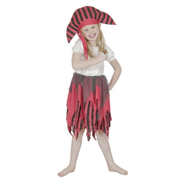Disney Deckhand Pirate Dress Up Party Costume Kids/Girls/Children Size 3-5