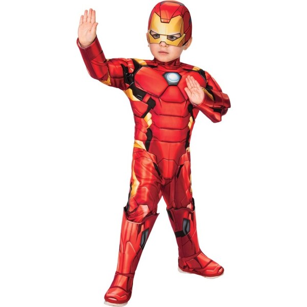 Marvel Iron Man Character Deluxe Dress Up Costume - Unisex Size Toddler/Baby