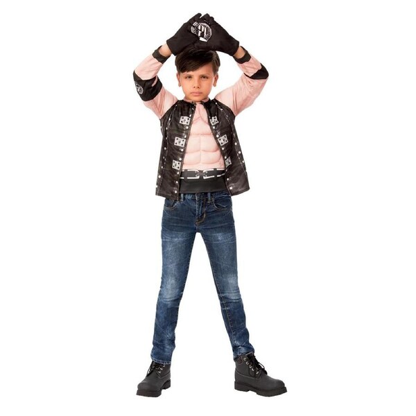 Rubies AJ Styles Dress Up Costume Top And Gloves Kids/Boys/Children Size 6+