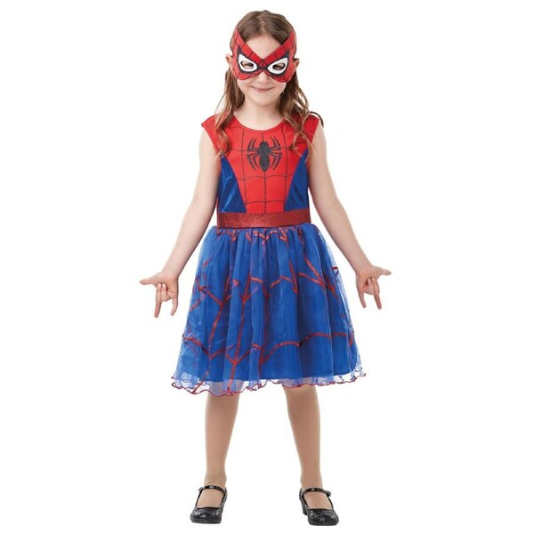Marvel Spider Girl Deluxe Tutu Dress Up Costume Kids/Girls/Children Size 4-6