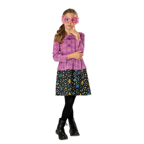 Harry Potter Luna Lovegood Dress Up Costume Kids/Girls/Children Size 6-8y