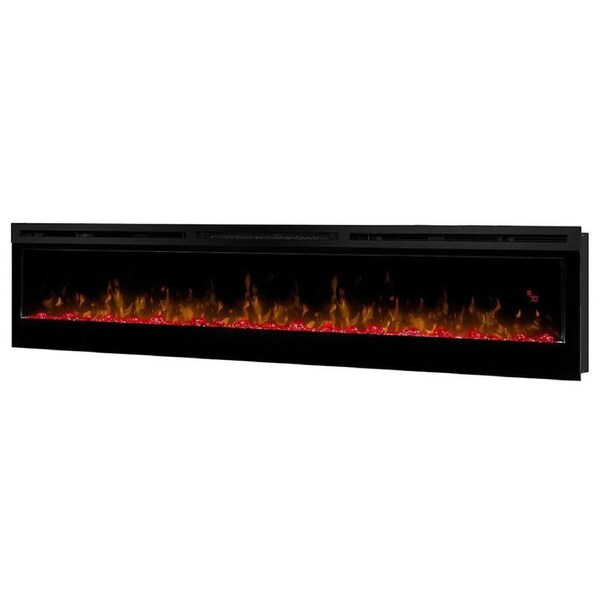 Dimplex BLF7451 1200W 74" Wall-Mounted PRISM Electric Fireplace Heater w/Pebbles