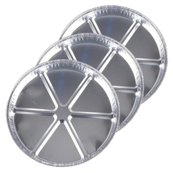 Ozoffer 3x Foil Tray Pizza 37.5cm x 3.8cm