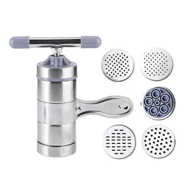 Portable Manual Press Pasta Machine Noodle Maker Cutter Fruit Juicer