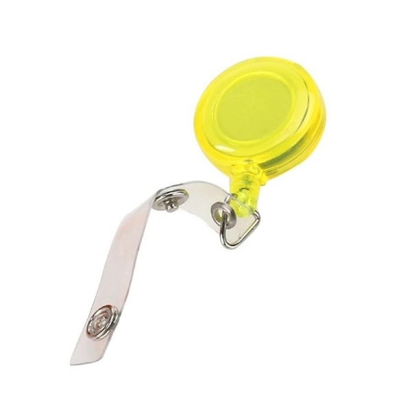 3PCS Retractable Badge Holder Reel Swipe Card ID Pull Key Tag Clip