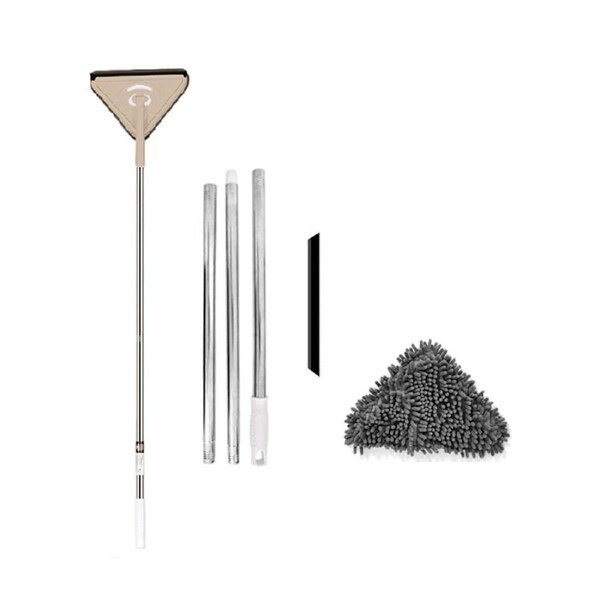 Multifunctional Triangular Mop With Cloth Deep Clean