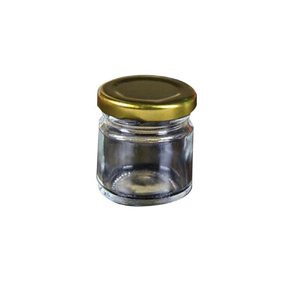 60 x Mini 50ML Wedding Favours Candy Jam Glass Honey Jars Preserving