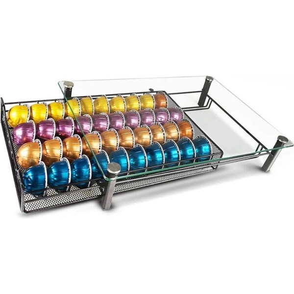 40 Pods Kitchen Barware Storage Coffee Pod Organizer
