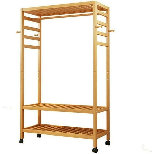 Wheled Rolling Coat Hanger Rack