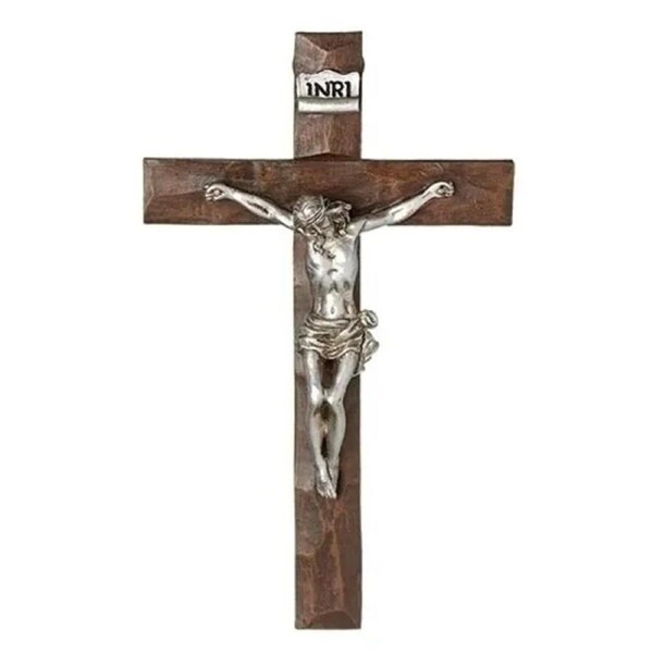 Roman Inc - Silver Crucifix 19cm